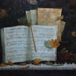 Осенняя мелодия. Холст, масло. 50х70см. 2008г. | Autumn melody. Canvas, oil. 50х70cm. 2008