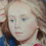 Сёстры фрагмент портрета 2012 г. 