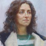 Ксения. Бумага, пастель, 54 х 39 см, 2026. | Xenia. Paper, pastel, 54 x 39 cm, 2026
